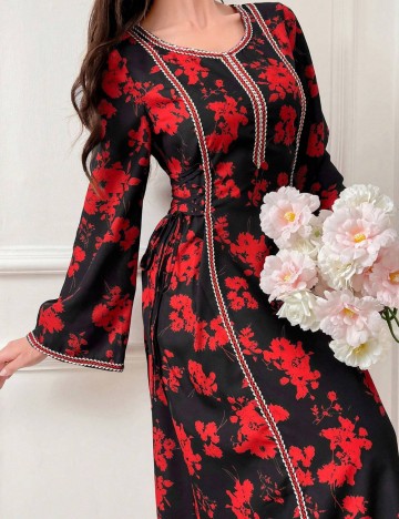 Rochie maxi Shein, mix culori