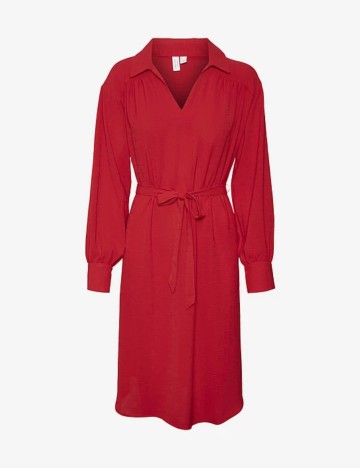 Rochie midi Vero Moda, roșu