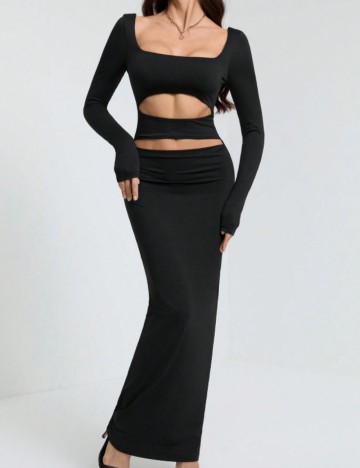 Rochie maxi Shein, negru