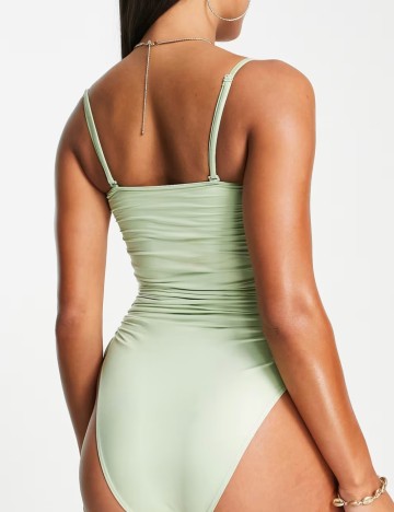 Costum de baie întreg ASOS, verde