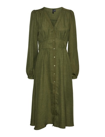 Rochie midi Vero Moda, kaki