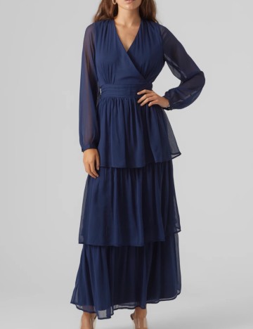 Rochie maxi Vero Moda, albastru