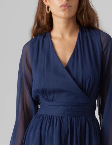 Rochie maxi Vero Moda, albastru