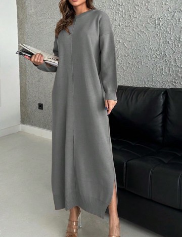 Rochie midi Shein, gri