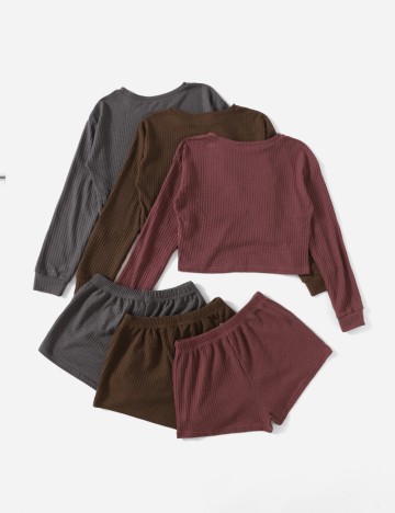 Set pijamale Shein, mix culori