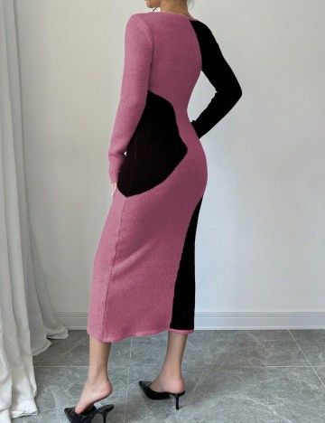 Rochie midi Shein, mix culori