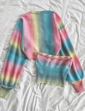 Set top si bolerou Shein, mix culori