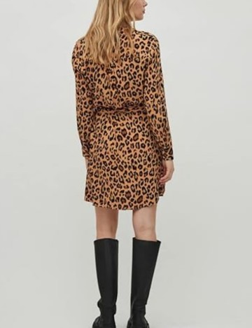 Rochie tip cămașă Vila, mix culori