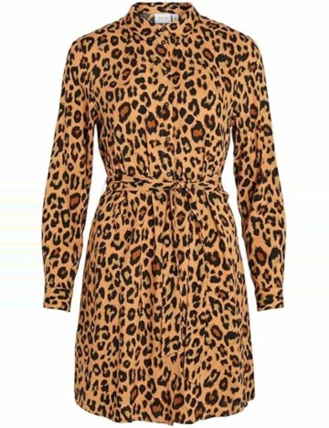 Rochie tip cămașă Vila, mix culori