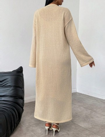 Set Rochie și Cardigan Shein, bej