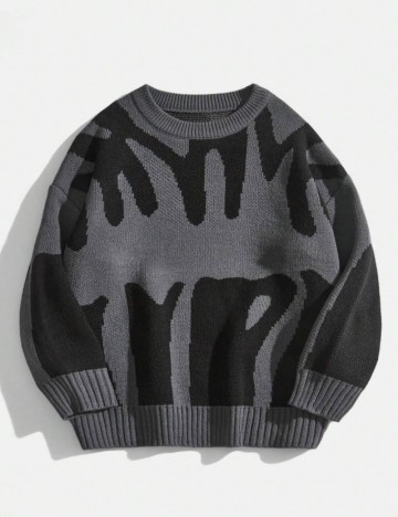 Pulover Shein Curve+, mix culori