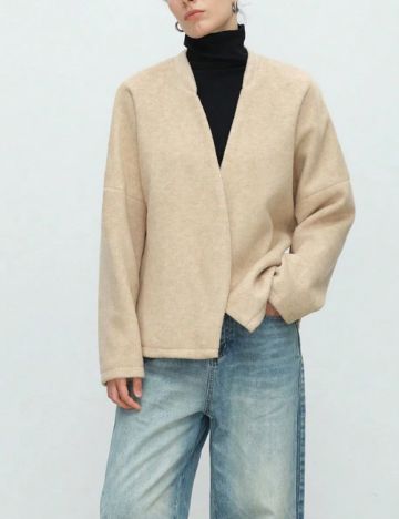 Cardigan Shein, bej