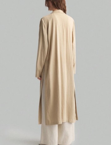 Cardigan lung Shein, bej