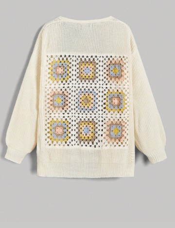 Cardigan Shein, mix culori