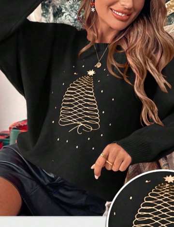Pulover Shein, negru