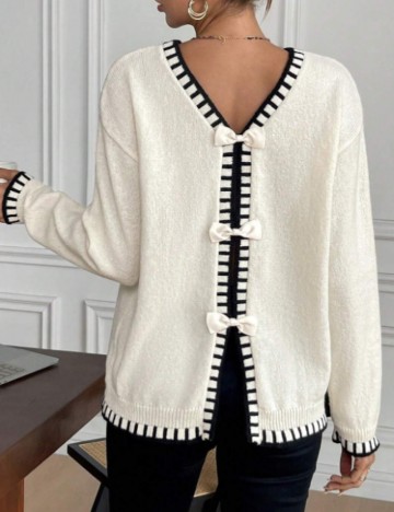 Pulover Shein, crem