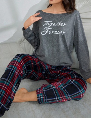 Compleu pijamale Shein, mix culori