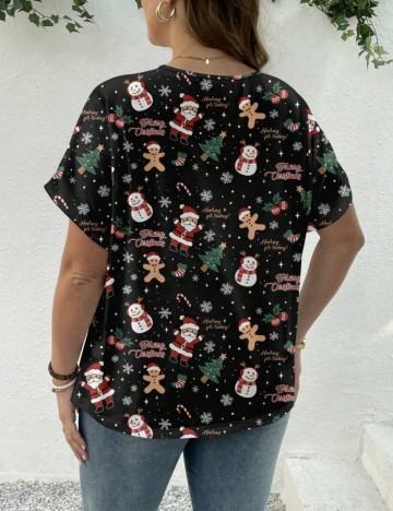 Tricou Shein Curve+, mix culori