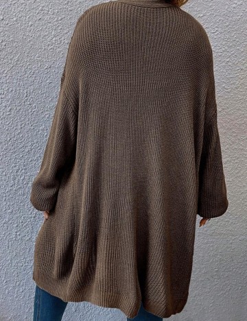 Cardigan Shein Curve+, maro