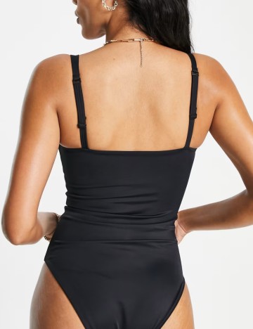 Costum de baie întreg ASOS, negru