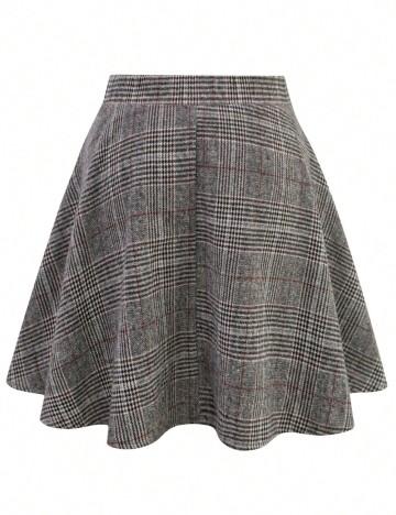 Fustă mini Shein Curve+, mix culori