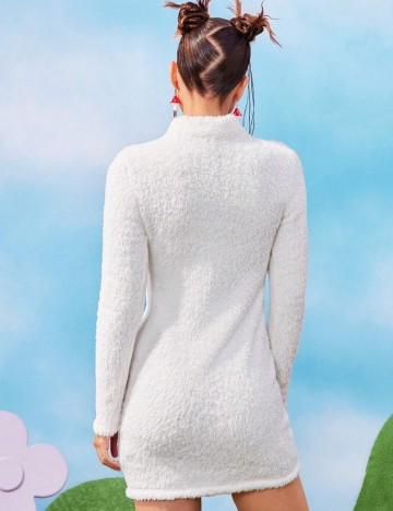 Rochie mini Shein, alb