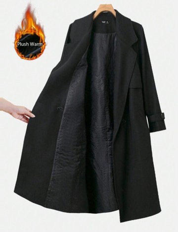Palton Shein Curve+, gri