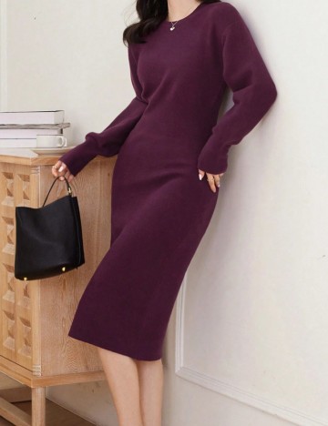 Rochie midi Shein DAZY, mov
