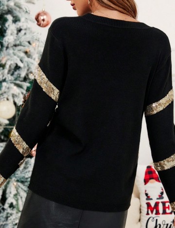 Pulover Shein, negru