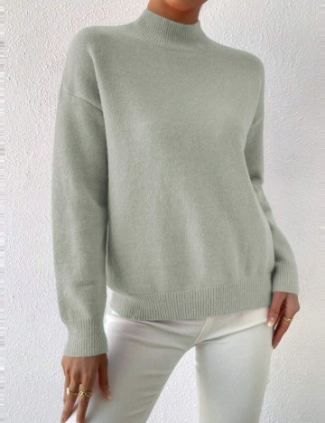 Pulover Shein, verde menta