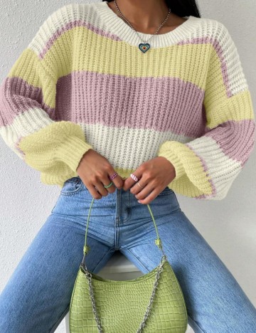 Pulover Shein, mix culori
