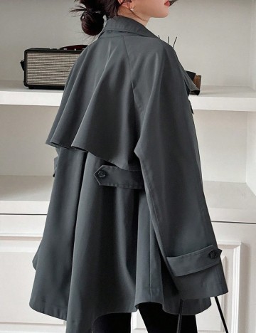 Trench Shein DAZY, gri