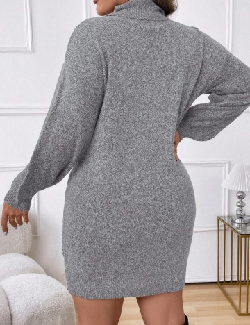 Rochie mini Shein Curve+, gri