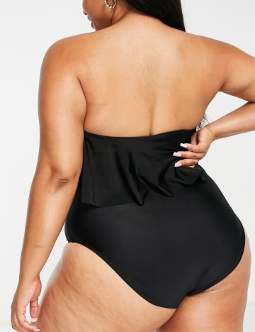 Costum de baie întreg BRAVE SOUL, negru