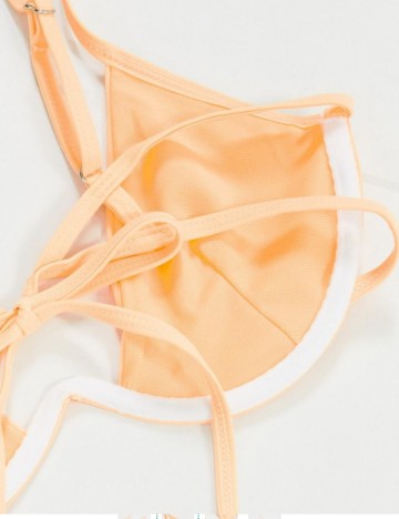 Sutien de baie Missguided, portocaliu
