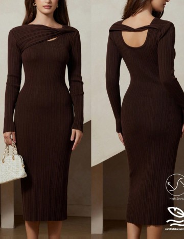 Rochie midi Shein, maro