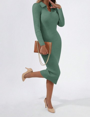 Rochie midi Shein, turcoaz