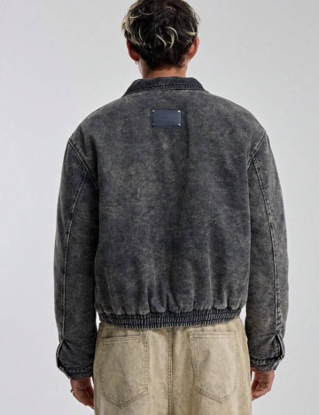 Jachetă De Blugi Shein MUSERO, gri