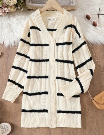 Cardigan Shein, crem