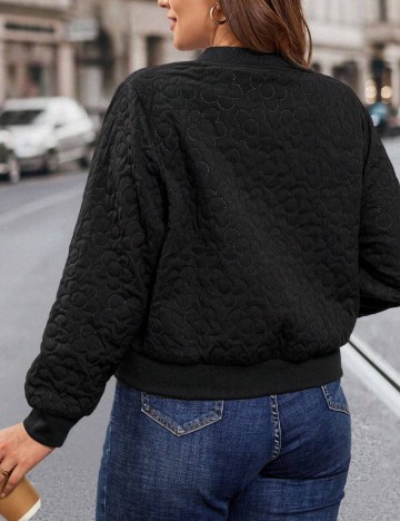 Jachetă Shein Curve+, negru