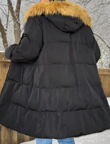 Geacă Shein Curve+, negru