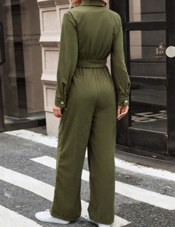 Salopetă lungă Shein, kaki