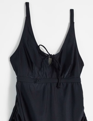 Costum de baie &icirc;ntreg Wolf & Whistle, negru