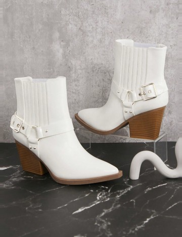 Botine Shein, alb