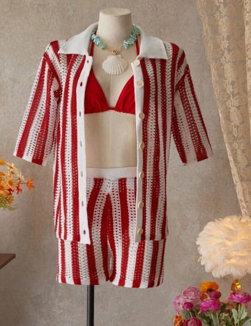 Compleu de plajă Shein, mix culori