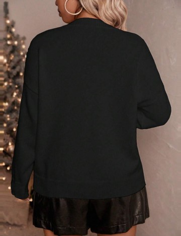 Pulover Shein Curve+, mix culori