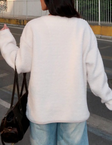 Jachetă Shein, crem