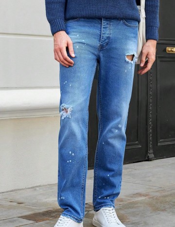 Jeans Shein, albastru