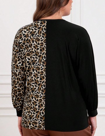 Bluză Shein Curve+, mix culori