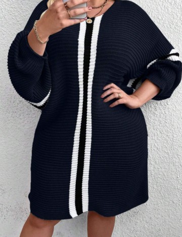 Rochie mini Shein Curve+, albastru